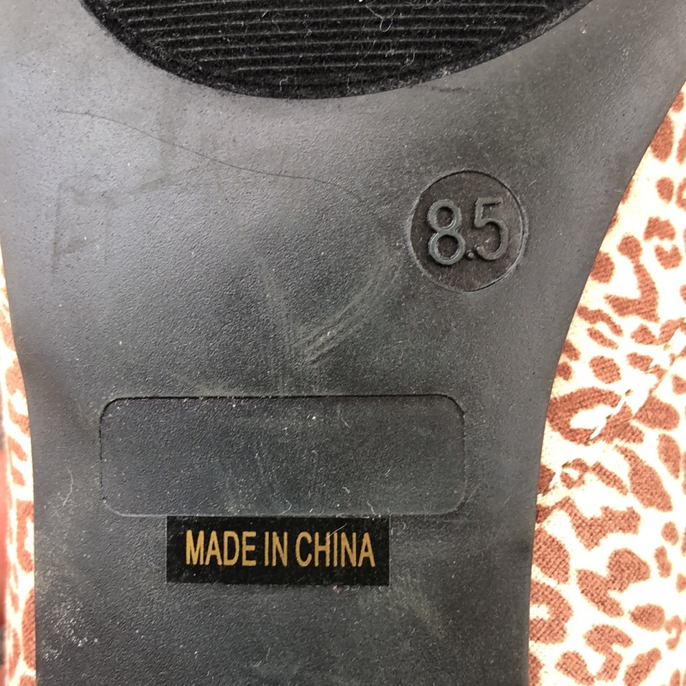 Worn once! - Animal Print Heels - Picture 11 of 12